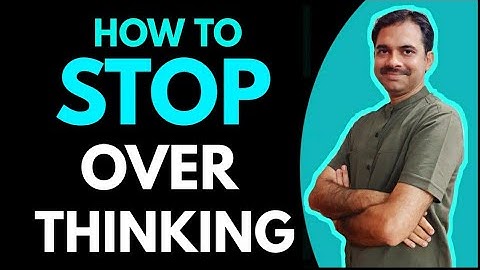 Stop thinking too much || Ashish Shukla from Deep Knowledge