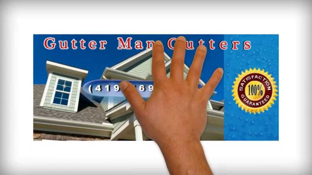 Gutters Toledo 4194968950 Seamless Gutters Toledo OH YouTube