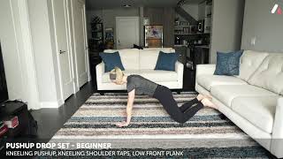 Pushup Drop Set - Beginner