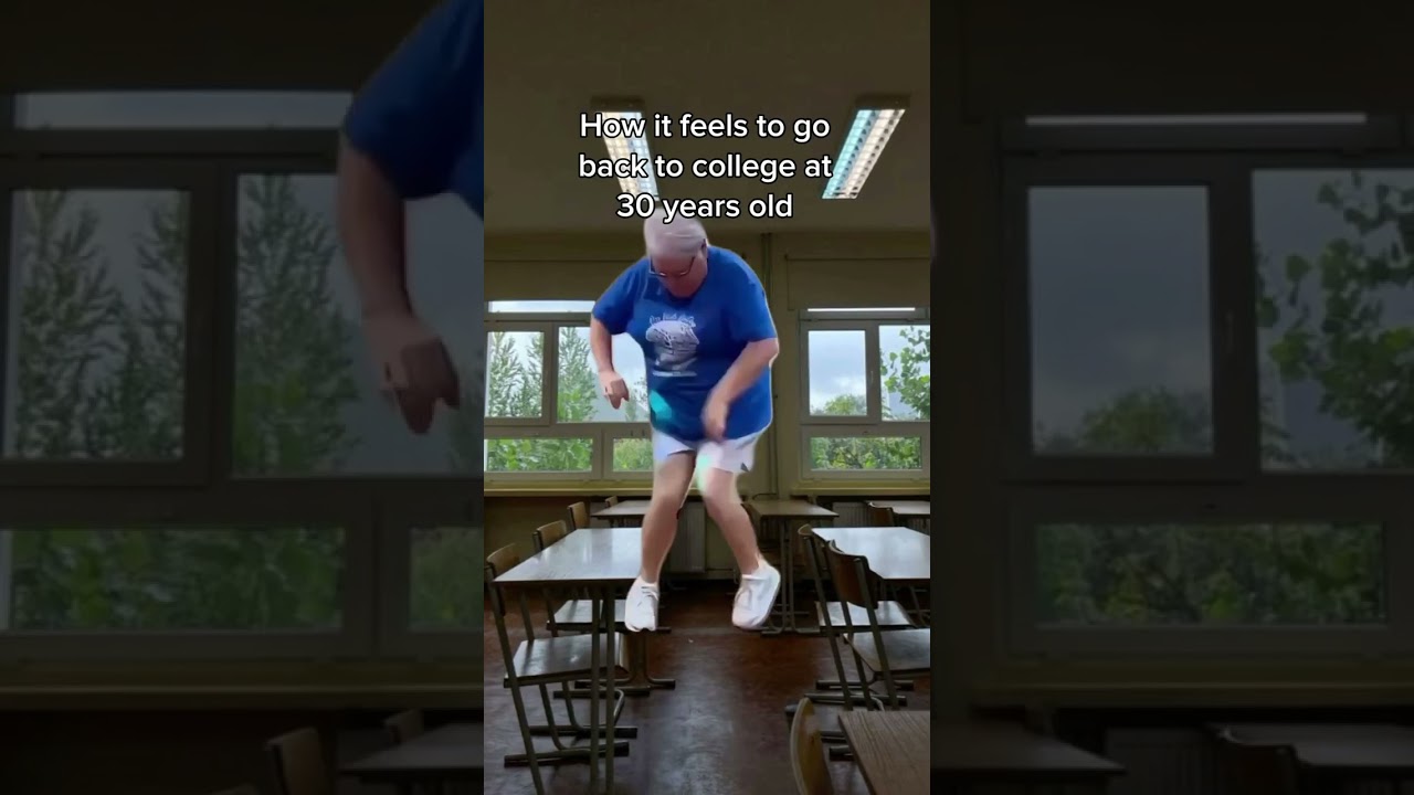 Going back to college at 30 like a boss. 🎓💪