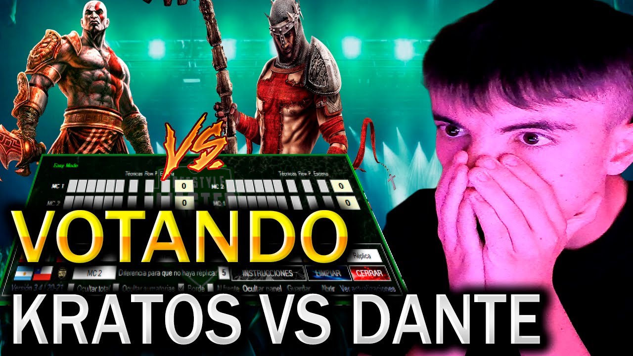 VOTANDO KRATOS VS DANTE (EPICAS BATALLAS DE RAP DEL FRIKISMO) - YouTube