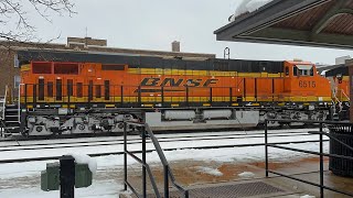 Metra, Bnsf, And Amtrak Snow Day Compilation - 11224
