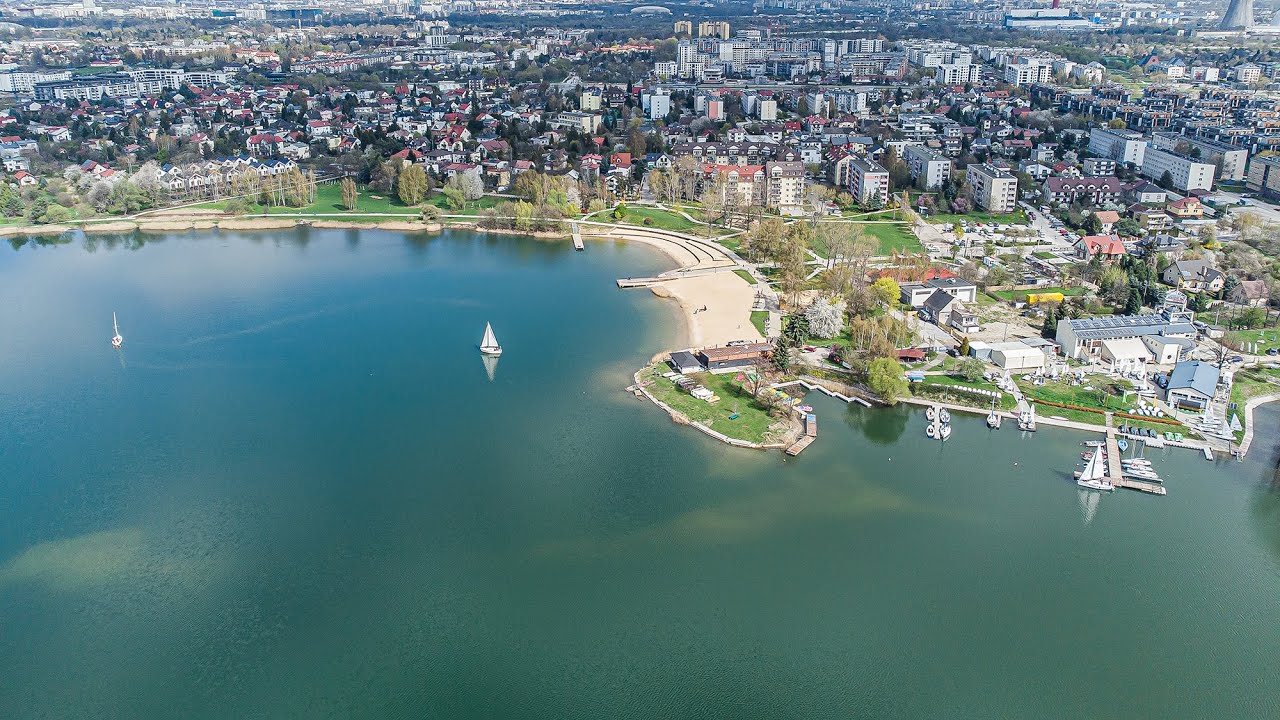 Kraków Bagry - film z drona