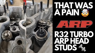 THAT WAS A PAIN!! MK5 R32 TURBO ARP HEAD STUD INSTALL - VR6 TURBO EP.10