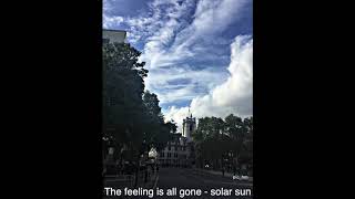 solar sun - The feeling is all gone (acoustic)