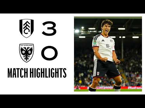 Emile, Rodri and Gonzalo strike as we cruise to victory 😤 | Fulham 3-0 Wimbledon highlights