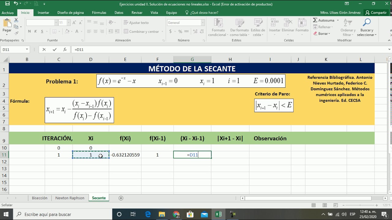 Método Secante - YouTube