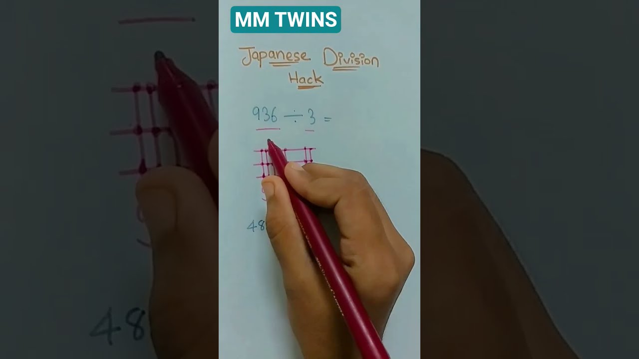 Japanese Division Trick Maths Short MM TWINS