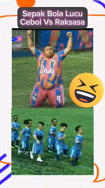 Sepak bola lucu Cebol vs Raksasa#shorts