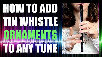 HOW TO ADD TIN WHISTLE ORNAMENTATION TO ANY TUNE :)