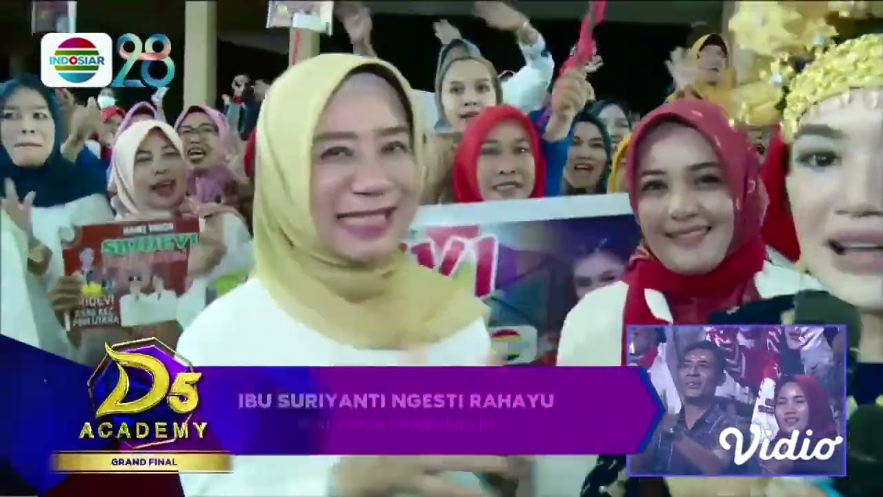 Semua Dukung Sridevi!! Riuh Nobar di Pendopo Rumah Dinas Walikota Prabumulih!! | D'Academy 5