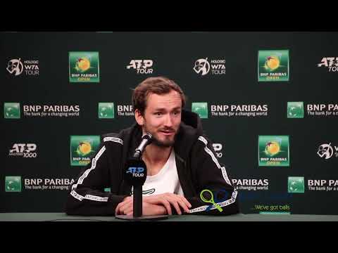 Daniil Medvedev arrives in Indian Wells on a high