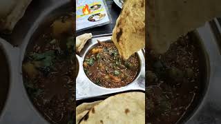Indian Food Thali in Vrindavan India