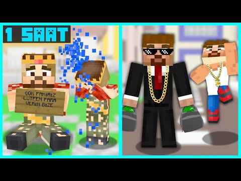 MİNECRAFT ZENGİN AİLE VS FAKİR AİLE FİLMİ! 😂 - Minecraft ZENGİN FAKİR HAYATI