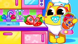 Toy Kitchen for Kids | Funny Songs For Baby & Nursery Rhymes by Toddler Zoo