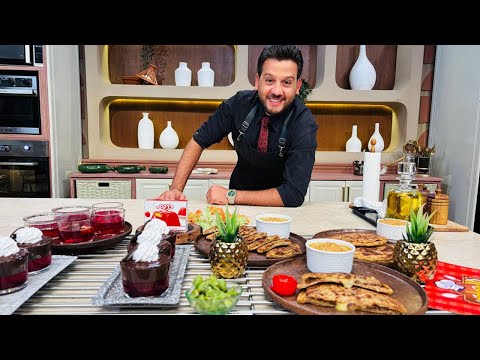 المطعم مع الشيف محمد حامد حواوشي بالجبنة سلطة المشاوي بودينج شوكولاتة بالكريز