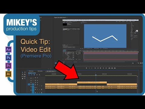 Quick Tip: Premiere Pro - offset video edit from audio edit