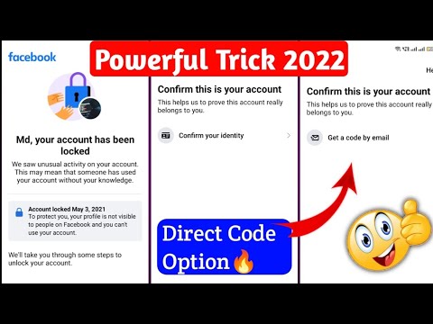 how to change option in locked facebook account 2022 | facebook account locked how to unlock