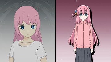 Blue Protocol : Star Resonance Character Customize : Hitori Gotoh (Bocchi the Rock)