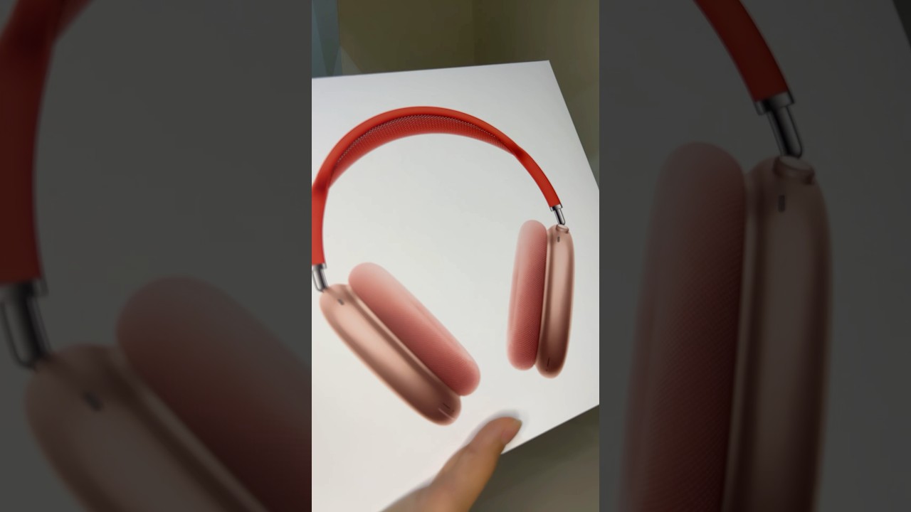 Unpacking pink Airpodsmax🎧💖💗💓 