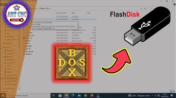 MEMINDAH PROGRAM DARI DOSBOX KE FLASHDISK || DOSBOX TURNING