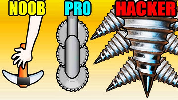 NOOB vs PRO vs HACKER Auto Diggers