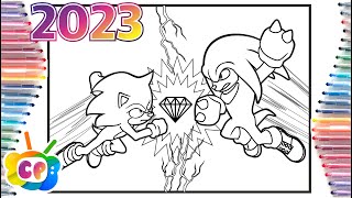 Sonic 2 the hedgehog coloring pages Sonic vs Knuckles 2023 Tobu - Memory Lane NCS Release