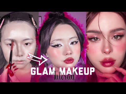 Tutorial 4 models of beautiful Glam Makeup [part one]💄