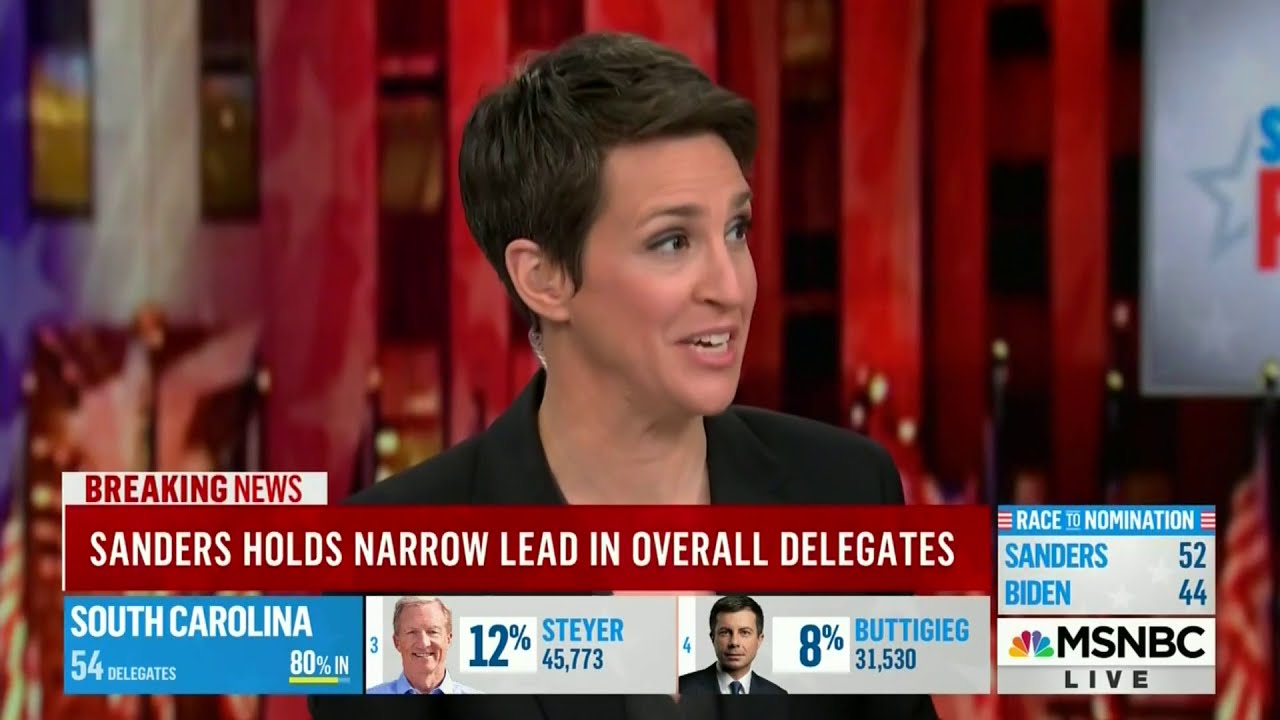 MSNBC's 2020 South Carolina Primary Coverage - 9:45pm to 12am [No Commercials]