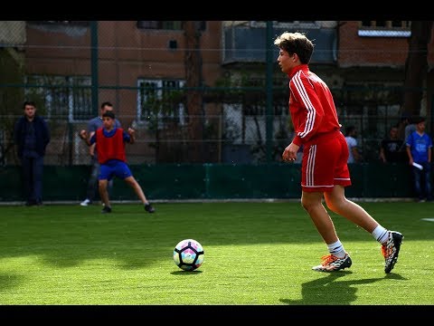 27.04.18.ვარკეთილში განახლებული სპორტული მოედანი გაიხსნა