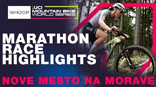 MARATHON RACE HIGHLIGHTS | UCI Mountain Bike Cross-country Marathon Nové Město na Moravě screenshot 5