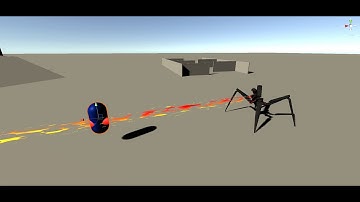 Procedurally Animated Robot-Spider
