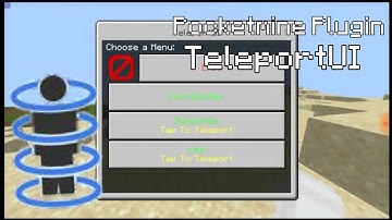 [FREE DOWNLOAD] TeleportUI Pocketmine