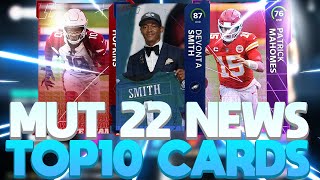 MADDEN 22 CAPTAINS, MUT MASTER, TOP 10 CARDS AND MORE! MADDEN 22 ULTIMATE TEAM!
