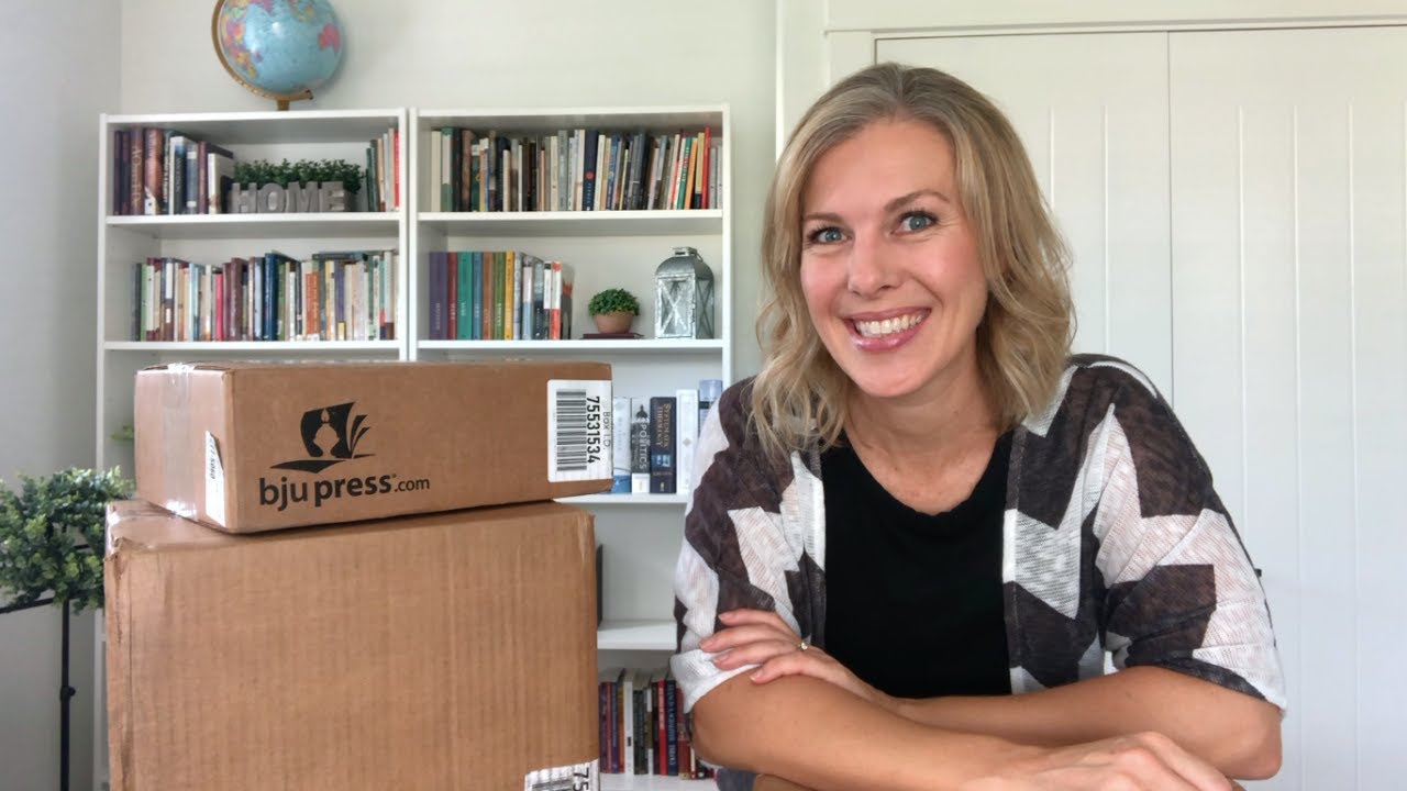 Unboxing BJU Press Homeschool Curriculum YouTube Unboxing bju press homeschool curriculum youtube