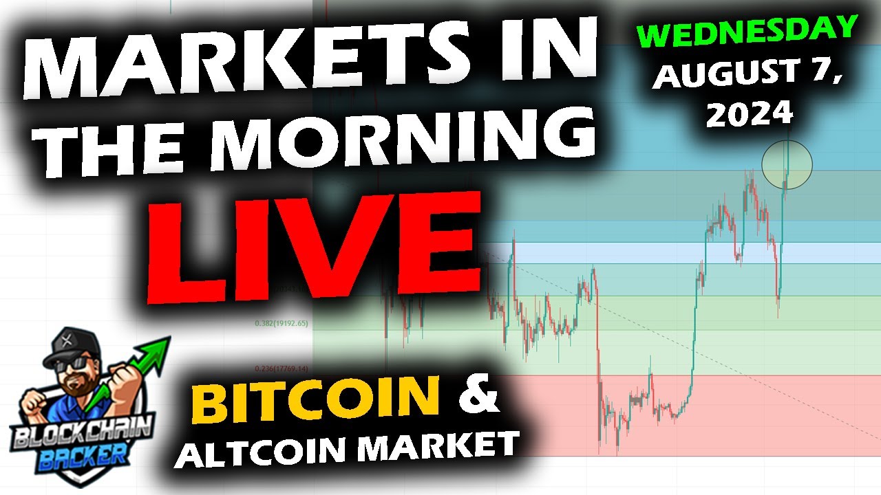 MARKETS in the MORNING, 8/7/2024, Bitcoin $57,100, AFTER THE CRASH, RTY  2,097, DXY 103, Gold $2,399