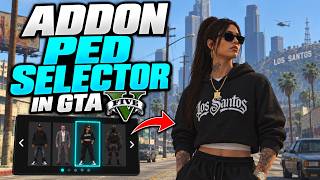 Details How to Install Addon Ped Selector in GTA 5 Add Custom Peds Tutorial Update