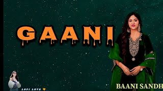 Gaani(Visualizer): Baani Sandhu | Mandeep Maavi |Latest Punjabi Song 2024 || punjabi songs