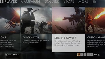How to search for a server in BF1