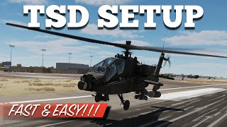 AH-64D Apache: TSD Setup Super Fast & Easy! | DCS World