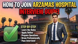 How to Join Arzamas Hospital in Grand Mobile RP (2026) | Full Interview Questions & Rules  screenshot 2