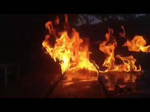 Gas Torch Vs Lighter Fluid Explosion Youtube