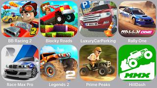 BB Racing 2, Blocky Roads, LuxuryCarParking, Rally One, Race Max Pro, Offroad Legends 2, Prime Peaks screenshot 2