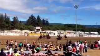 Crescent City Cowgirls (Drill Team) Del Norte Fair 2015!! I'm in the very back coming from the right