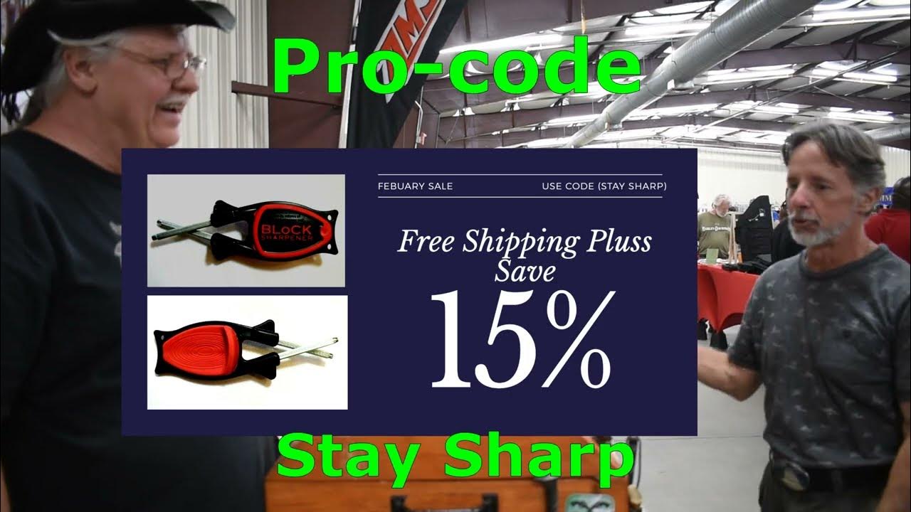 ️ Stay sharp with the Block sharpener! I don't just say we make the best knife sharpener, I can