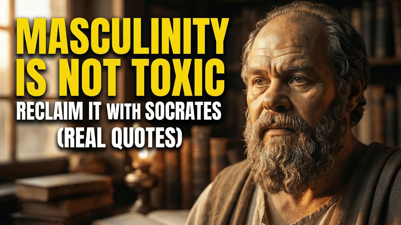 Masculinity is not toxic, reclaim it with Socrates. Inspirational, motivational video for young men.