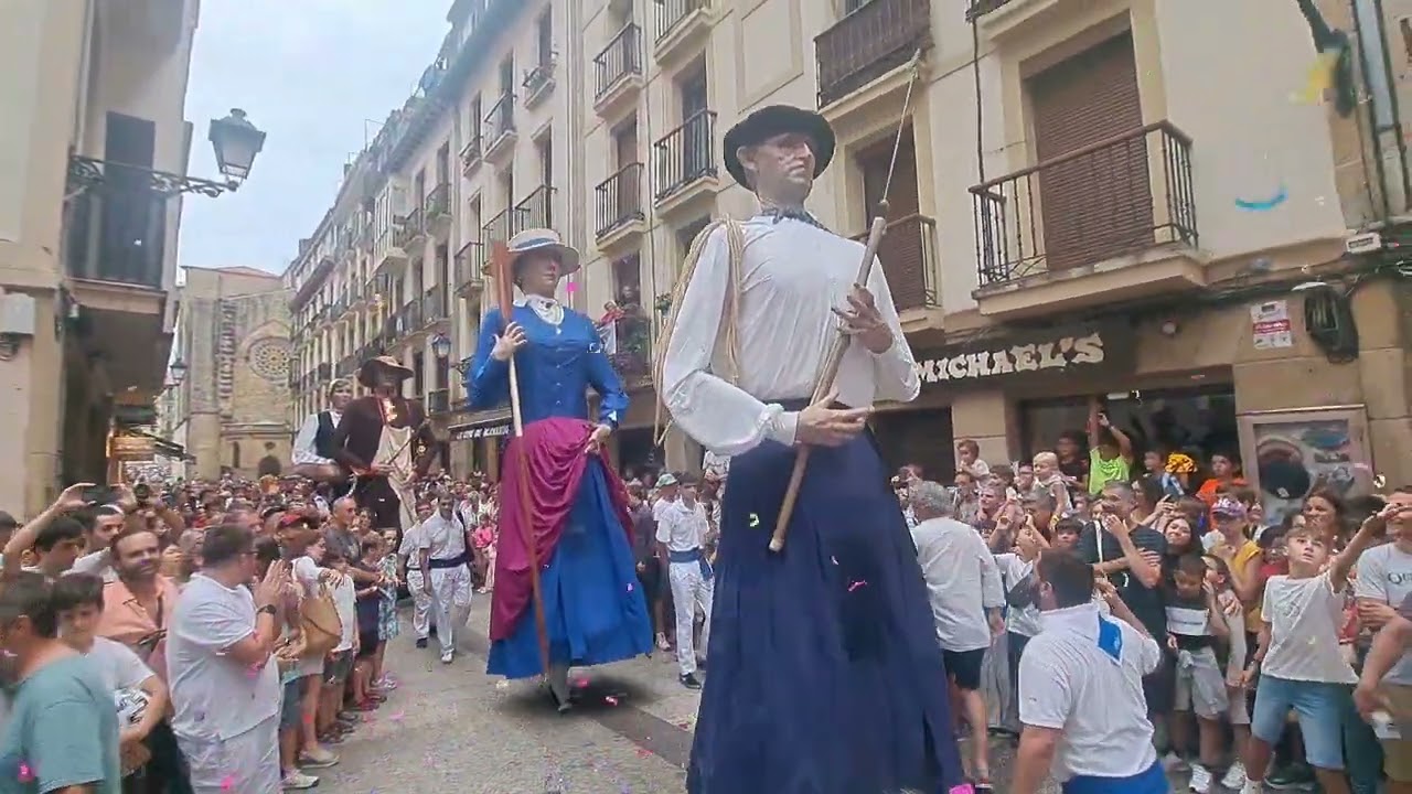 Último Jeronimo de los Gigantes de Itzurun en el Último dia de Aste Nagusi 2022 (Donostia) 20/08/22