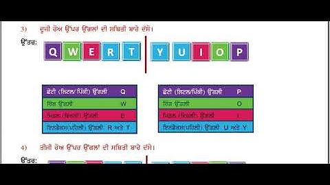 PSEB | Class 7th | Chapter 1  Exercises | Typing Tutor