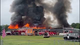 Fire engulfs Thayer Marine in Jackson County