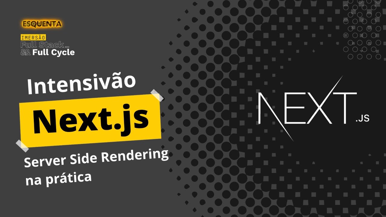 Intenvisão Next.js: Server Side Rendering na prática - YouTube